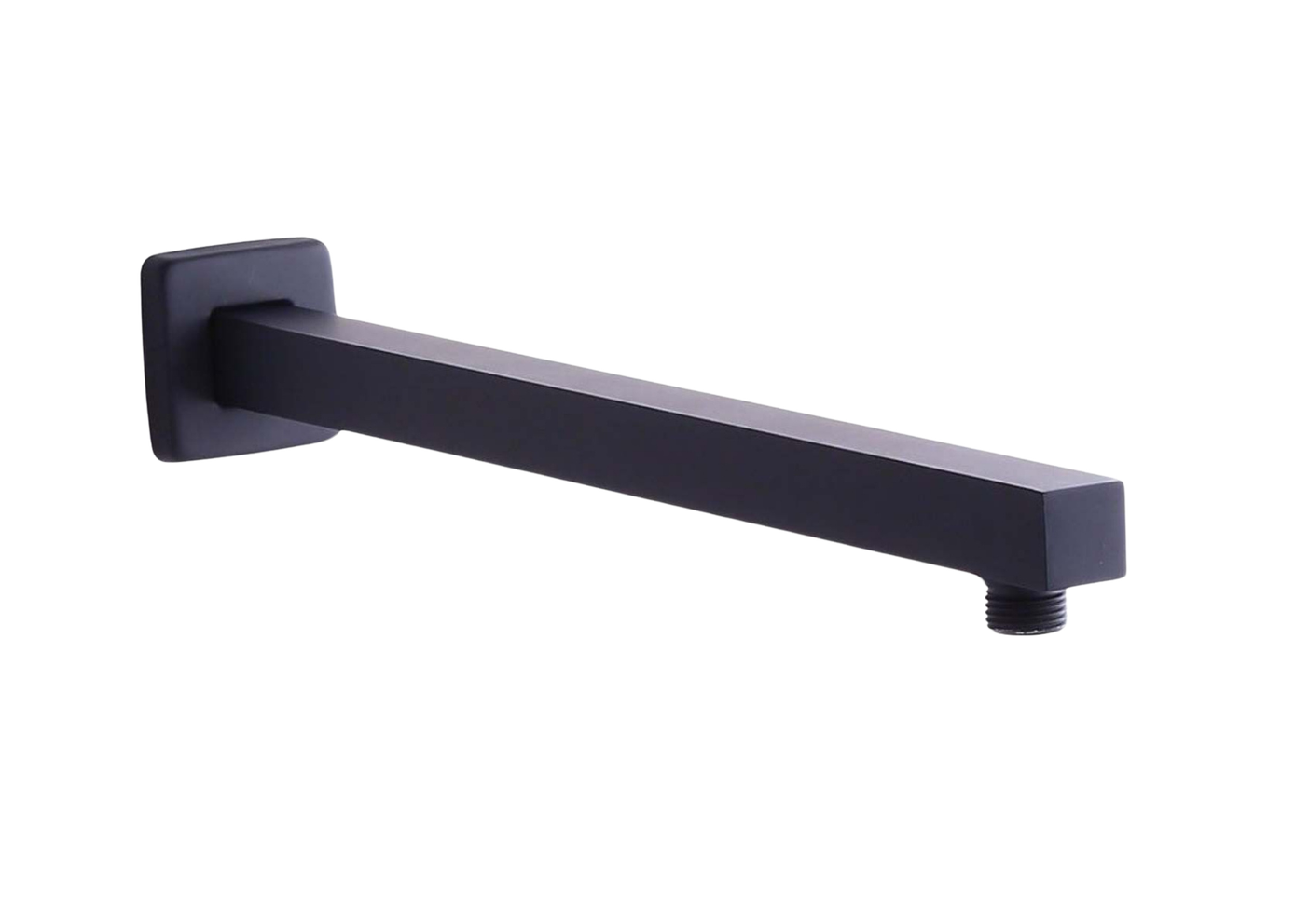 SHOWER ARM SQUARE BLACK