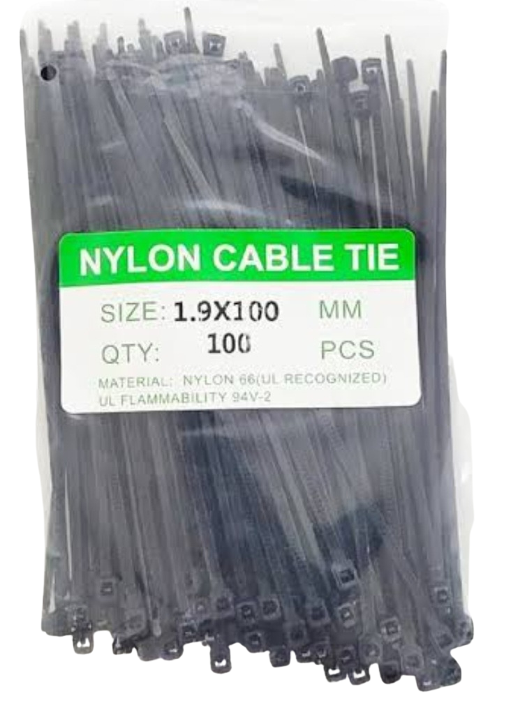 CABLE TIES BLACK 6*