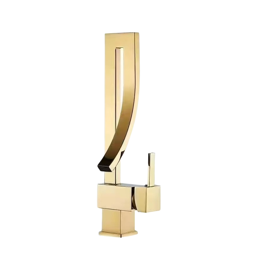 SINK MIXER DECK TYPE BRUSHED GOLD (HG5183)