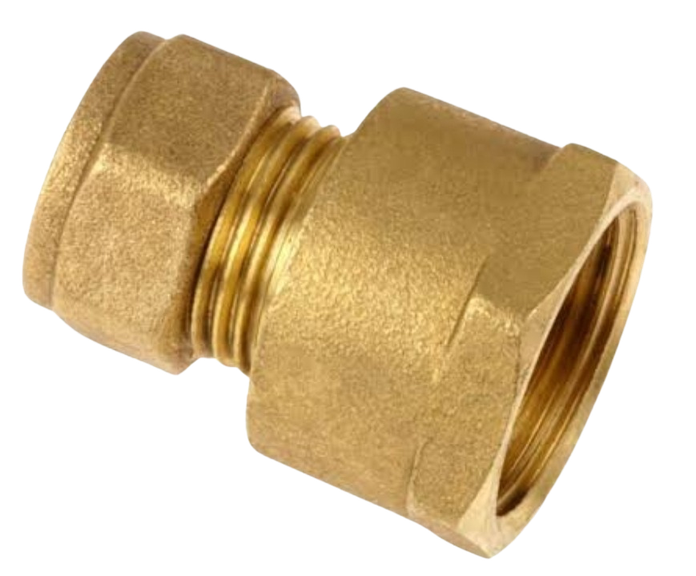 COMPRESSION RED FEMALE COUPLER 15MMX3/4'CXFI