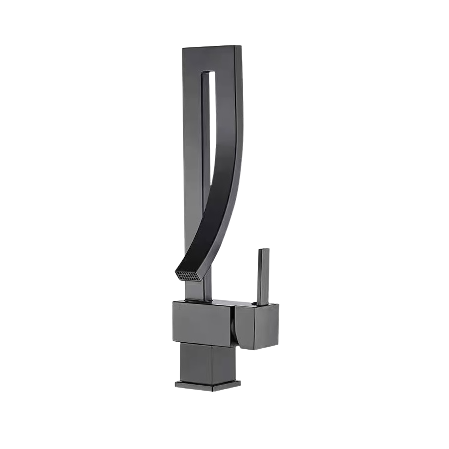SQUARE SINK MIXER DECK BLACK (HG5182)