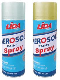 LIDA METALLIC SPRAY PAINT 400ML 24PC PER BOX