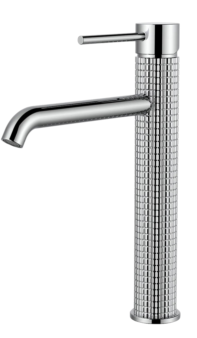 BASIN MIXER EXTENDED CHROME ROUND (HGH-520-1)
