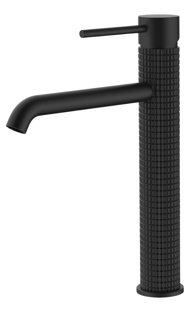 BASIN MIXER EXTENDED BLACK ROUND (HGH-520-2)