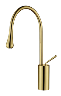 SINK MIXER DECK TYPE BRUSHED GOLD SHORT (HGS-524-3)