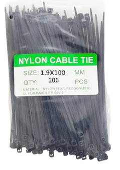 CABLE TIES BLACK 6*450