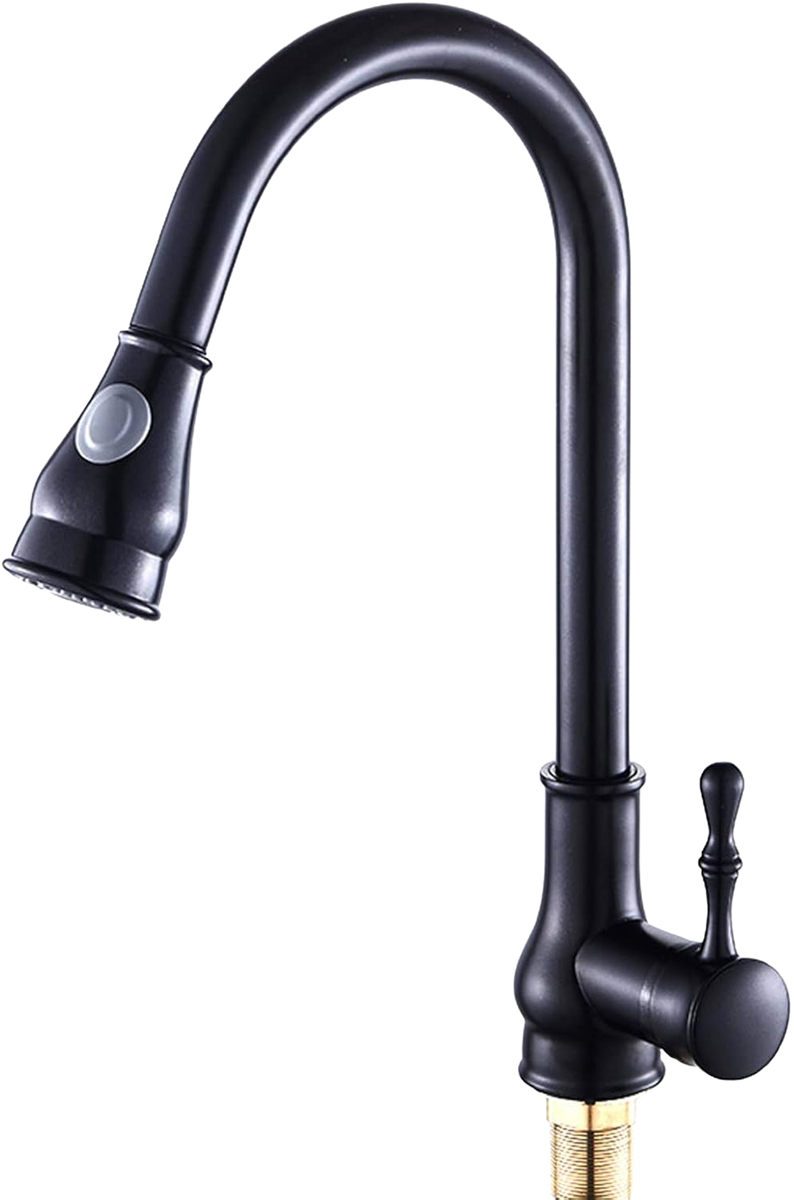 SINK MIXER DECK TYPE BLACK 2FUNCTION (HG-516-2)