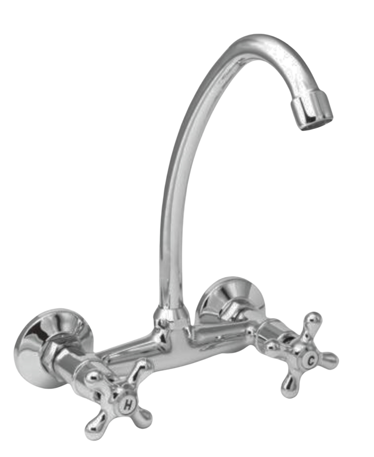 VICTORIAN WALL TYPE SINK MIXER