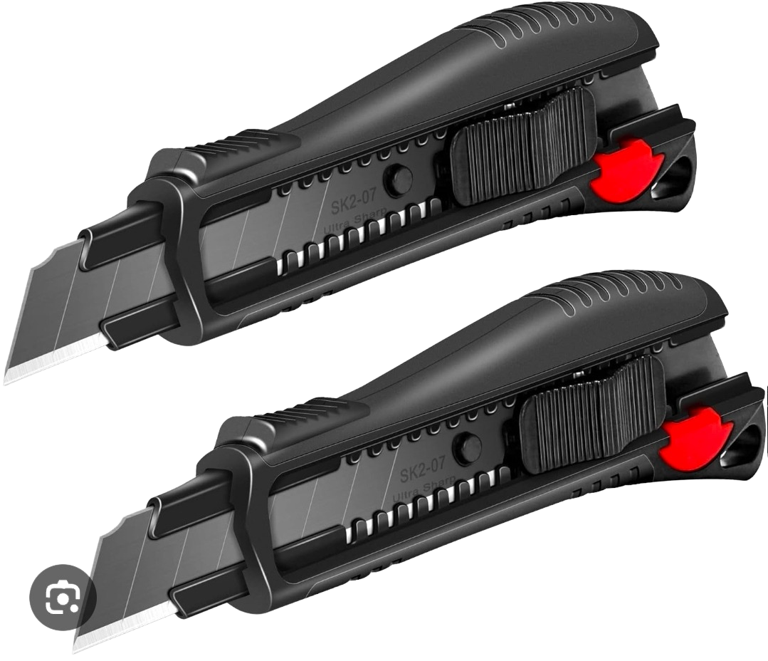 UTILITY KNIFE SET 2PC + BLADES HD
