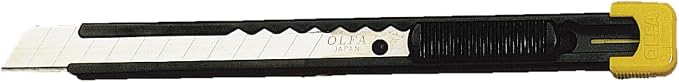 UTILITY KNIFE BLACK RUBBER HD
