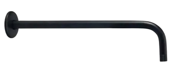 SHOWER ARM BLACK ROUND