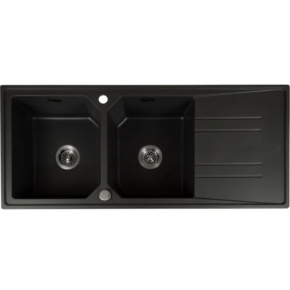 SINK WASH TROUGH BLACK QUARTZ STONE