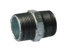 GALVANISED HEX NIPPLE PKT2