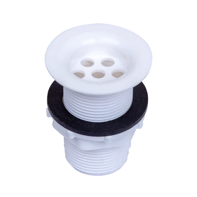 PVC WHITE TOP BASIN WASTE SLOTTED