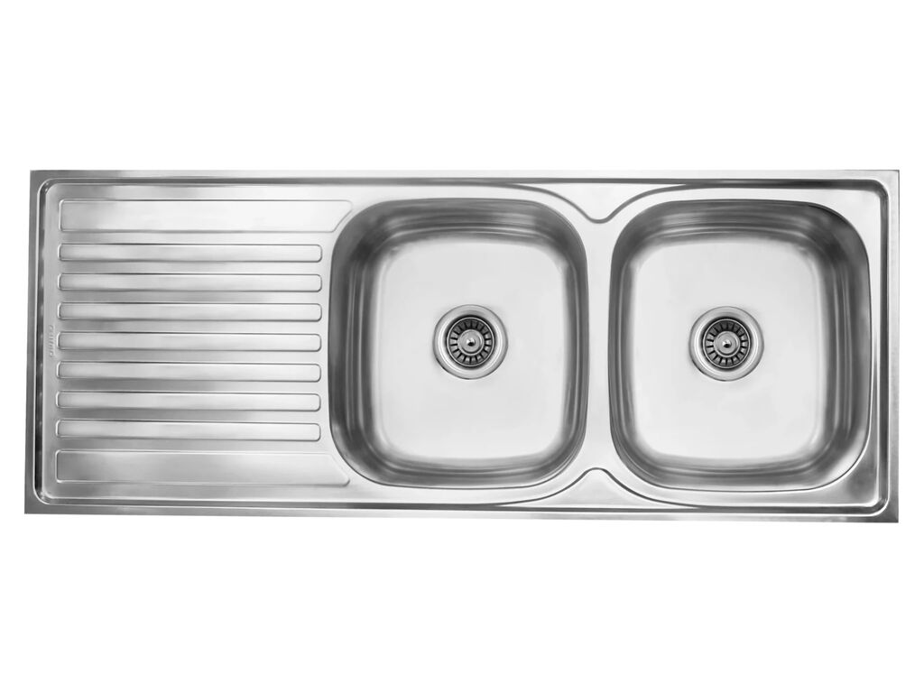 SINK DOUBLE DROP IN 1200X500 WASTE
