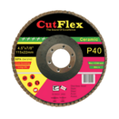 CUTFLEX RED CERAMIC FLAP DISC (P40) FLAT