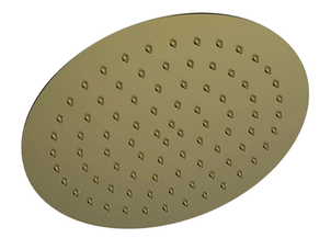 SHOWER ROSE BRUSHED GOLD ROUND