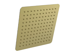 SHOWER ROSE BRUSHED GOLD SQUARE