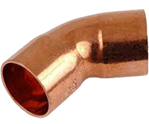 COPPER ELBOW 45'