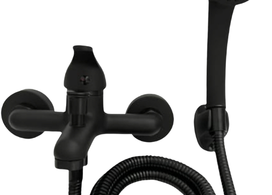 BATH MIXER COMPLETE BLACK