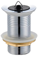BASIN WASTE UNSLOTTED PLUG S/STEEL