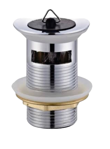 BASIN WASTE SLOTTED PLUG S/STEEL