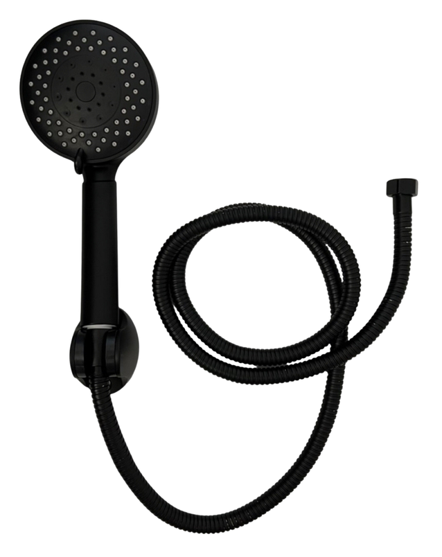 HAND SHOWER & HOSE BLACK SET