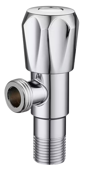 ANGLE VALVE BRASS ROUND HANDLE
