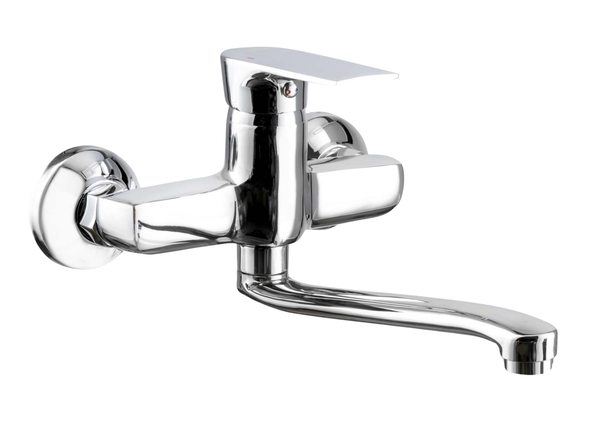 SQUARE SINK WALL MIXER