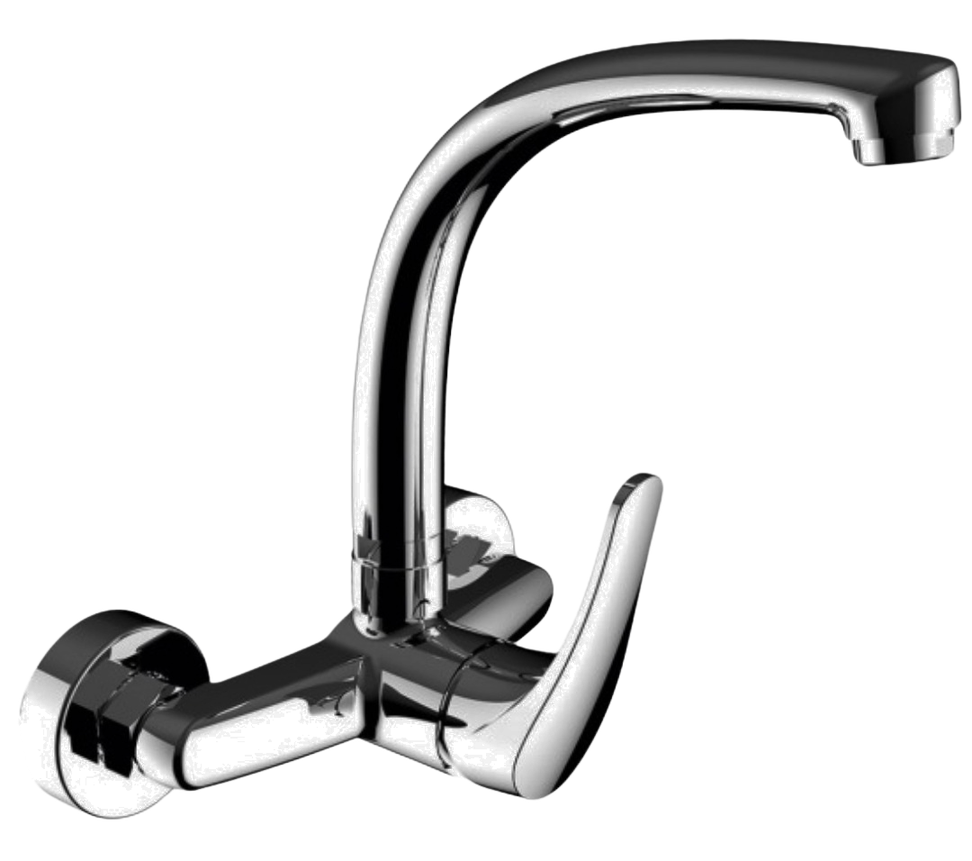 SINGLE LEVER SINK WALL OVERSPOUT